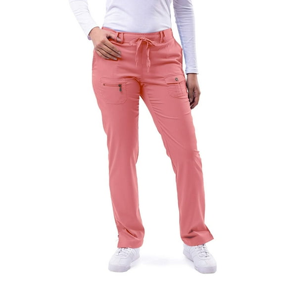 Adar Pro Scrubs For Women - Skinny Leg Yoga Scrub Pants