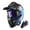 Z Bundle Track Blue, variant on 1Storm Adult Motocross Helmet ATV Dirt BMX MX Downhill Mountain Helmet Track Style JH601; Carbon Fiber Black + Goggles + Skeleton Black Glove Bundle