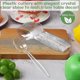 thumbnail image 4 of Althee 500 Pieces Clear Plastic Spoons Heavy Duty Plastic Silverware Plastic Cutlery Transparent, 4 of 5