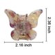 thumbnail image 2 of TODEROY Butterfly Acetate Hair Clips Tortoise Barrettes Claw Clips No-Slip Grip French Design Hair Jaw Clips Clamp Small Hair Accessories for Women Gi, 2 of 4
