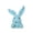 Blue, variant on CuiLiyq Easter Flocked Bunny Garden Statue, Blue Velvet Rabbit Sculpture for Outdoor Indoor Home Decor Spring Holiday Table Centerpiece (Blue)