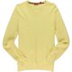 thumbnail image 1 of Suéter de texto de calibre fino IZOD para hombre amarillo mediano, 1 of 1