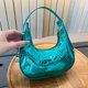 thumbnail image 4 of Bolsos de moda para mujer Bolso hobo en forma de U con patrón de cocodrilo para verde informal, 4 of 8
