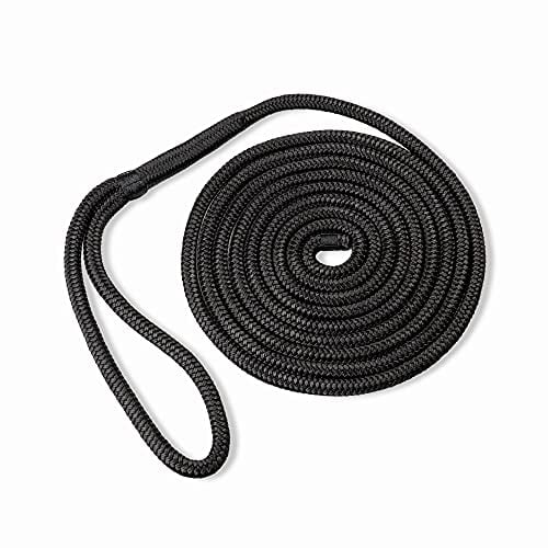 1/2" x 10' Double Braid Nylon Dock Lines 4-PACK!! UV Coated Non-Fading USA 