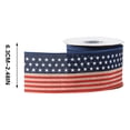 thumbnail image 3 of L-697 D Decorative Ribbon For Events 10 Yards Independence Day Style For Bows Wreaths Home Party Supplies Smooth Texture #k4546, 3 of 4