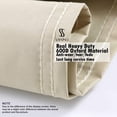 thumbnail image 3 of Saking Fire Pit Cover 30 Inch, Waterproof Heavy Duty 600D Square Firepit Covers Gas Fireplace Fire Pit Table Cover for 26/28/30 Inch Propane Fire Pit - 30 x 30 x 25 Inch (Beige), 3 of 9