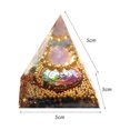 thumbnail image 3 of Pirámide de orgonita de 5 cm, bola rosa, curación de Chakra, piedra de cristal, generador de orgón de energía, 3 of 3