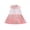 Pink, variant on Cenuakty Toddler 6M-4T Girls Summer Collared Dress Fashionable Stripe Patchwork Sleeveless Pleated Hem Dress