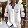 thumbnail image 1 of Camisa de moda 2024 con cuello de rayas y cuadrícula, cambio de color claro, camisas múltiples, patrón de alta definición, camisa de fiesta al aire libre de moda 3D, 1 of 6