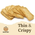Snacktery Multigrain Melba Toast Crackers Thin and Crispy Flatbread Crackers Mini Toasts for