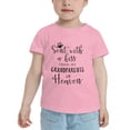 thumbnail image 2 of Sent with A Kiss from My Grandparents in Heaven Cute Toddler Tshirts for Boys Girls (Pink, Youth XL), 2 of 5