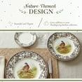 thumbnail image 3 of Spode Woodland Luncheon Plate, Pheasant, 9 Inch Perfect for Thanksgiving and Other Special Occasions, Made in England from Fine Earthenware, 3 of 7
