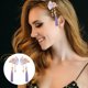 thumbnail image 5 of 2 unids Forma de ventilador Peluquería Tassel Horquillero Mujer CLIP CLÍN PELIGHT HORAPINA DE ESTILO JAPONIO, 5 of 6