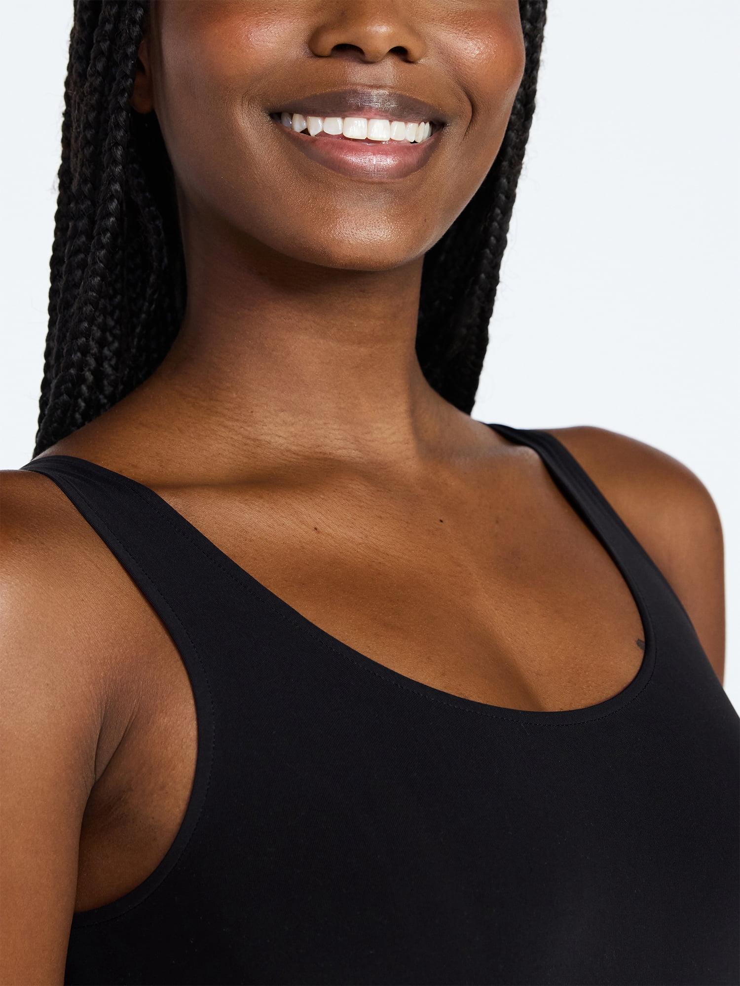 Joyspun Women's Everyday Seamless Bodysuit, Sizes S-XXXL