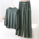 thumbnail image 1 of Puntoco Conjunto De Dos Piezas De Ropa De Hogar Cálida Y Cepillada De Manga Larga Informal Grande Y Gruesa De Felpa De Invierno para Mujer Puntoco Puntoco-2123, 1 of 5