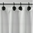 thumbnail image 7 of Acento 8-Gauge 72" x 72" PEVA Shower Liner with Gold Large Metal Grommets and Weighed Magnetic Hem in White, 7 of 7