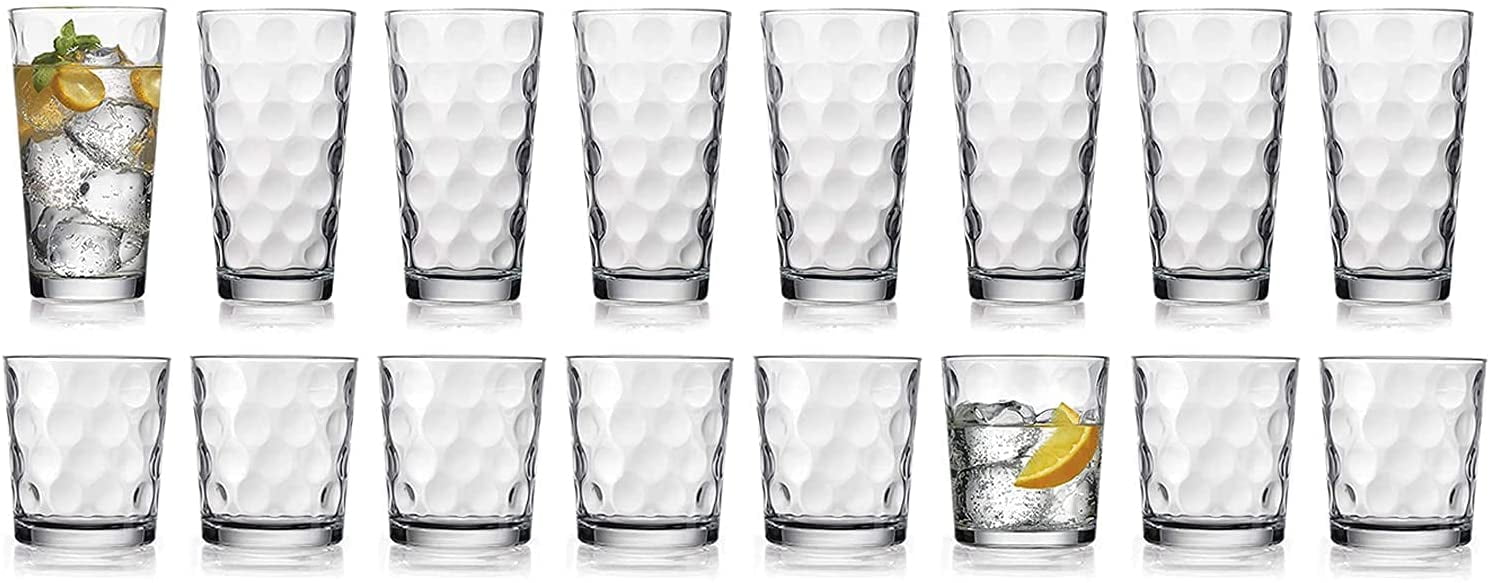Drinking Glasses set of 8 Highball Glass cups By Home Essentials – Premium  Cooler 13.25 Oz. Glasswar…See more Drinking Glasses set of 8 Highball Glass