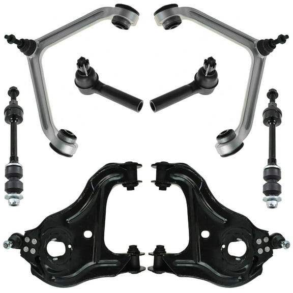 Front Control Arms Ball Joints Sway Links Tie Rods 8 Piece Kit for Ram Pickup PSA52763