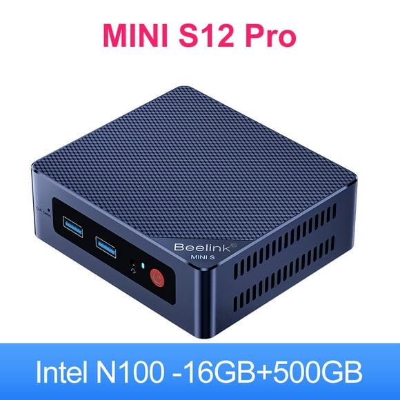 Beelink Mini S12 Inte 12th Gen N95 8G256G Mini S12 Pro N100 Mini PC DDR4 16GB 500GB SSD computadora de escritorio para juegos VS T8 Pro