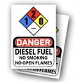 thumbnail image 1 of Adhesivo de vinilo autoadhesivo Diesel Fuel Warning, 4 unidades, 1 of 2