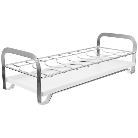 MUSEYA 1 Set Dish Draining Rack for Kitchen Use with Stainless Steel and Practical Features