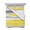 Gray Yellow, variant on Quilts Twin Size Bedding Set, Navy Blue Grey Lightweight Quilted Comforter, Abstract Art Oil Painting Blue Ombre Soft Reversible Bedspread Coverlet with Pillow Covers for All Season, 68" x 86"