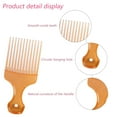 thumbnail image 3 of 3 Peine para el cabello para el hogar, peine para el cabello de dientes anchos de plástico, peine para el cabello con estilo portátil, 3 of 5