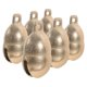 thumbnail image 4 of 6pcs Copper Pet Collar Bells for Dogs & Cats – Handmade Hanging Charms with Crisp Sound, Stylish Decor for Pets & Home Parties, 4 of 4