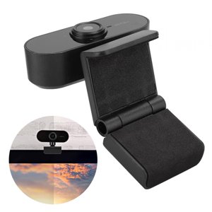 HD Webcam avec USB, 1080P Caméra d'ordinateur pour le Webcam de bureau d'appel vidéo avec Plug Microphone et jouer pour l'enseignement en ligne et la conférence vidéo