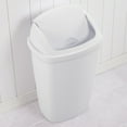 thumbnail image 3 of Sterilite 13.2 Gal. SwingTop Wastebasket White, 3 of 7