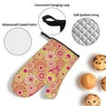 thumbnail image 3 of Cauagu Yellow Flowers Print Oven Mitts and Pot Holders 4 pcs Set,Extra Thicken Long Kitchen Oven Glove Potholders BBQ Gloves-Oven Mitts and Pot Holders(11 Inch), 3 of 6