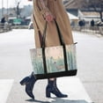 thumbnail image 4 of FORMRS Canvas Laptop Tote Bag for Women with 15.6" Computer Compartments Shoulder Handbag, Night Deer, 4 of 7