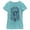 Tahiti Blue, variant on Girl's Aladdin Vintage Character Frame  Graphic Tee Light Pink Large