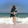 thumbnail image 6 of Beach Towel Flying Around The Moon Quick Dry Beach Towels Girl BathTowels for Bathing Swimming Vacation Quick Dry Travel Towel for Women Girls Men Kids Adults&nbsp;, 6 of 8