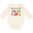 thumbnail image 3 of Inktastic Aunties Little Jellybean Cute Easter Candy Boys or Girls Long Sleeve Baby Bodysuit, 3 of 5