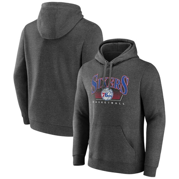 Men's Charcoal Philadelphia 76ers Selection Pullover Hoodie