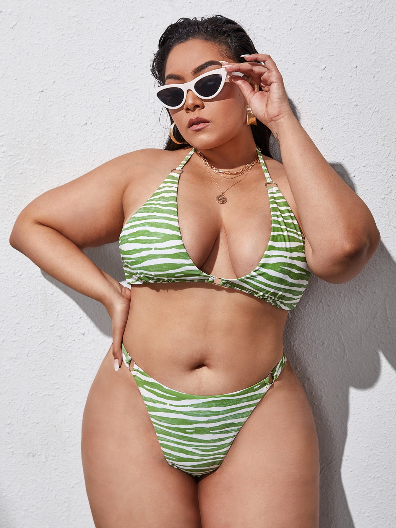 plus size thong swimsuits