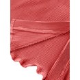 thumbnail image 6 of Liacowi Women 2 Piece Pajamas Set Long Sleeve Button Down Pleated Shirt + Pants Loungewear Streetwear, 6 of 9