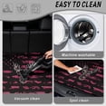 thumbnail image 5 of COEQINE Universal Trunk Liner for Dogs Cats, All Season Washable Cargo Cover Heavy Duty Rear Trunk Mat for for SUV Sedan Truck, 29" x 39", Deer Camo American Flag Pink, 5 of 7