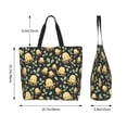 thumbnail image 5 of Honeii Octopuses And Leaves Print Tote Bag for Women, Foldable Tote Bag Large Shoulder Bag Top Handle Handbag for Travel, Work, 5 of 8