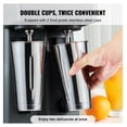 thumbnail image 3 of Milkshake Maker 375W, 2 Head Electric Drink Mixer Blender, 3 Speed, 820ml Stainless Steel Cups, Commercial & Home Use, 3 of 7