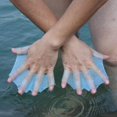 thumbnail image 2 of Gants de Natation à Doigts Tressés en Silicone, Palmes, Paddle, Grenouille, Accessoire de Main, 2 of 8