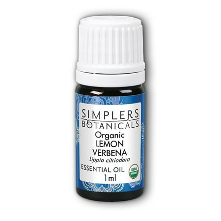 - Essential Oil Lemon Verbena Organic Simplers Botanicals 1 ml Liquid