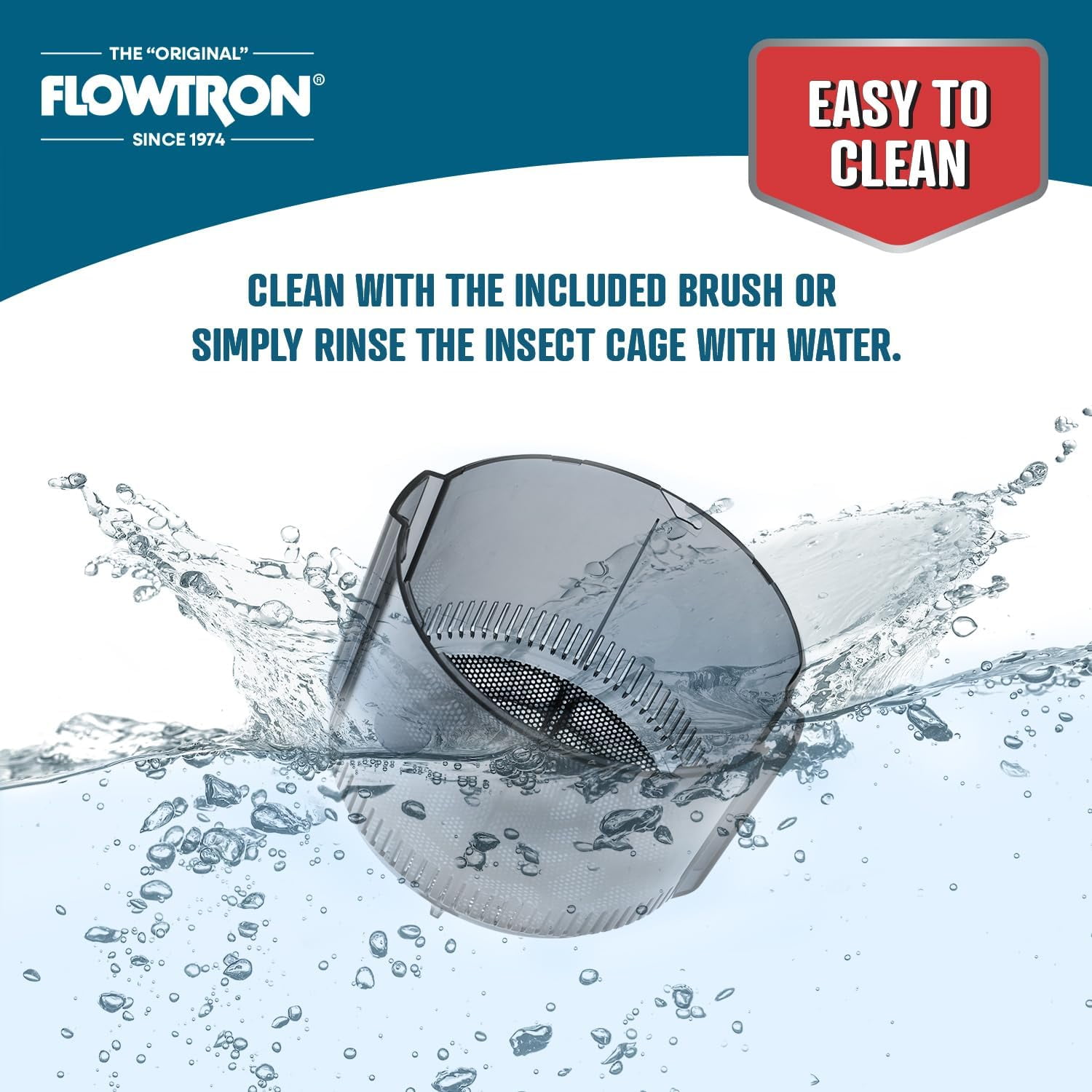 Flowtron Indoor Bug Trap with UV Light and Fan, USB-C Powered Mosquito Catcher, 860 sq ft Coverage