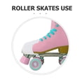 thumbnail image 3 of TABLZONE 1 Paire d'Embouts de Patins à Roulettes en PU Sécurité des Pieds Blanc Usage Décontracté, 3 of 7