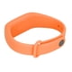 thumbnail image 3 of Correa de repuesto para reloj de silicona, pulsera ajustable para reloj Garmin Vivofit3, color naranja, 3 of 9