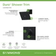thumbnail image 4 of Symmons S3691BBZ15TRM Duro Hydromersion Shower Only Trim Package - Bronze, 4 of 7