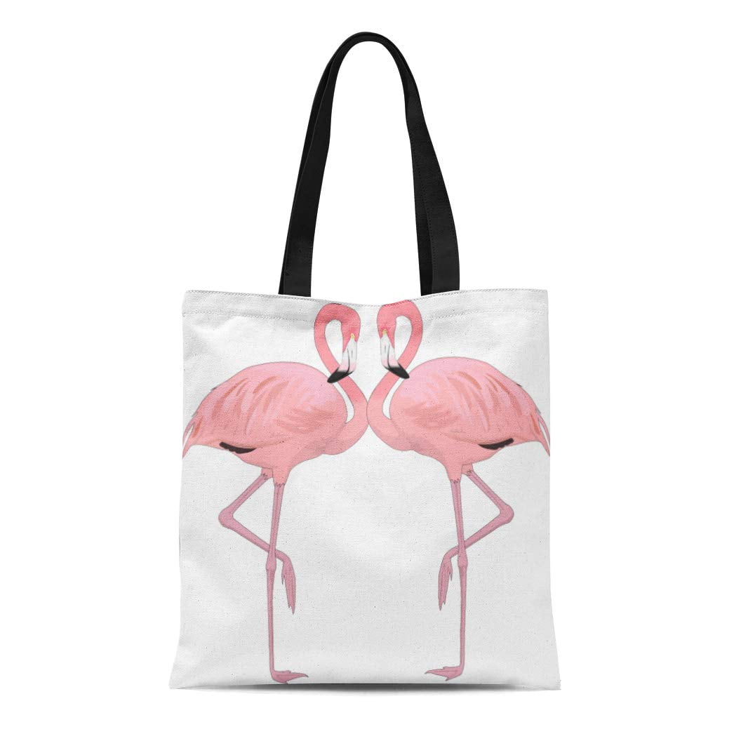 NUDECOR Toile Sac Fourre-Tout Fun Fun Funky Flamant Rose Plage Sac