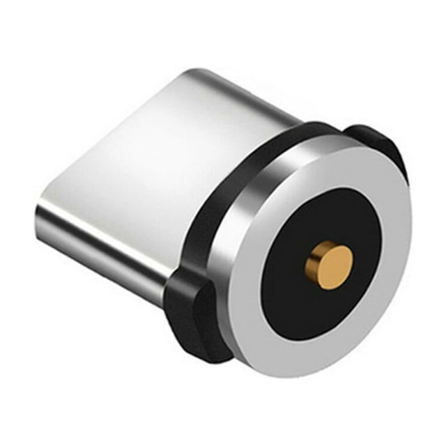 ziyahi Adaptateur Rond à Rotation à 360 Degrés Transmission de Données Charge Rapide Adaptateur de Connecteur USB pour TYPE-C