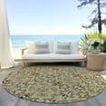 thumbnail image 6 of Addison Rugs Chantille Indoor/Outdoor Transitional Medallions Brown Washable Round Rug, 8' x 8', 6 of 6